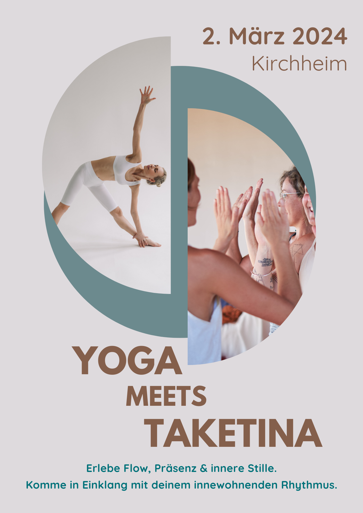 Yoga meets TaKeTiNa mit Anne Taxis - 2.3.24 in Kirchheim