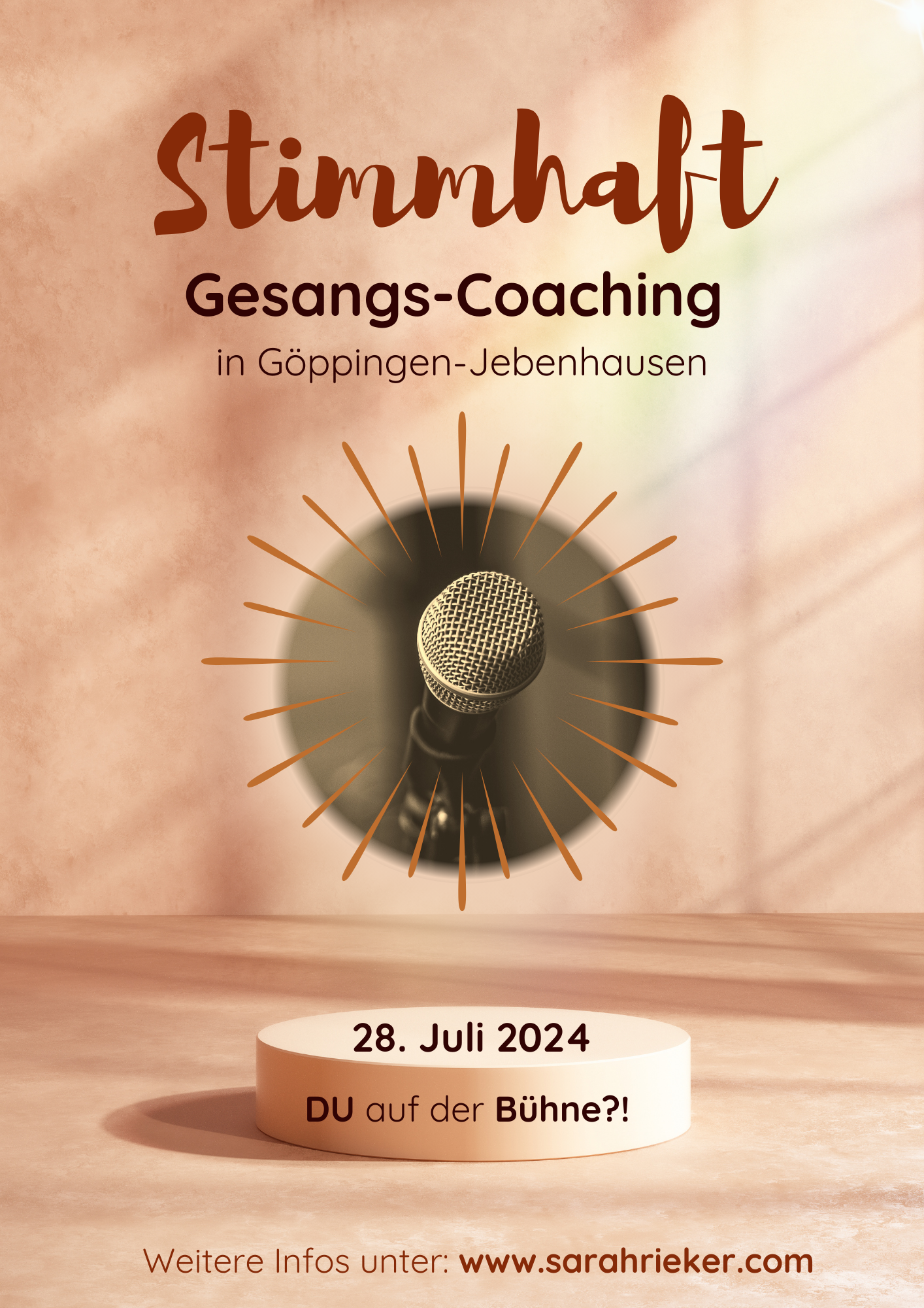 Gesangs-Coaching - ab sofort in Göppingen-Jebenhausen