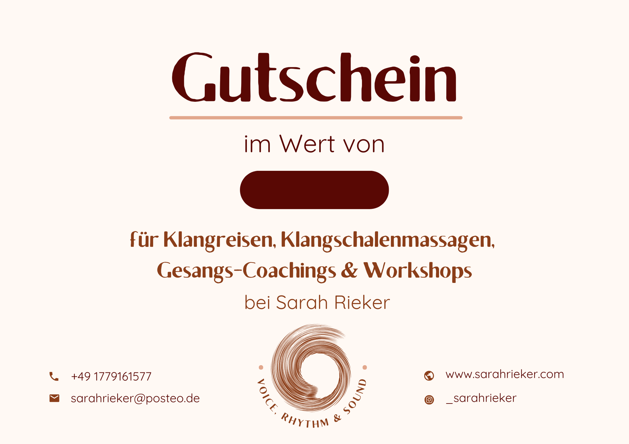 Gutschein_bei Sarah Rieker