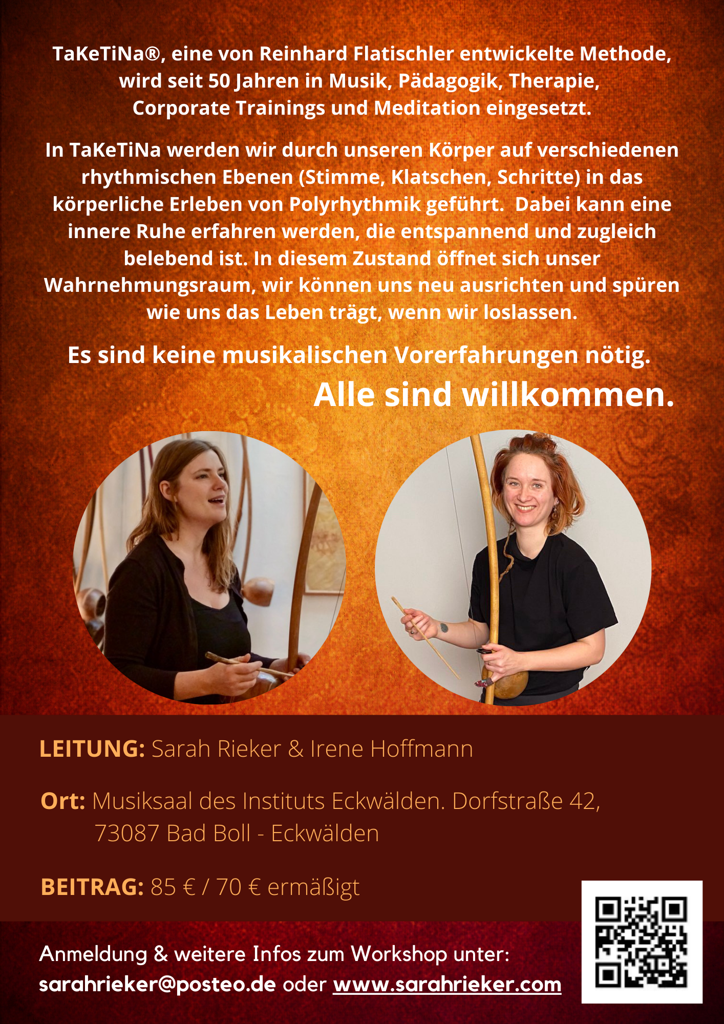 22.2. TaKeTiNa Tagesworkshop - Eckwälden